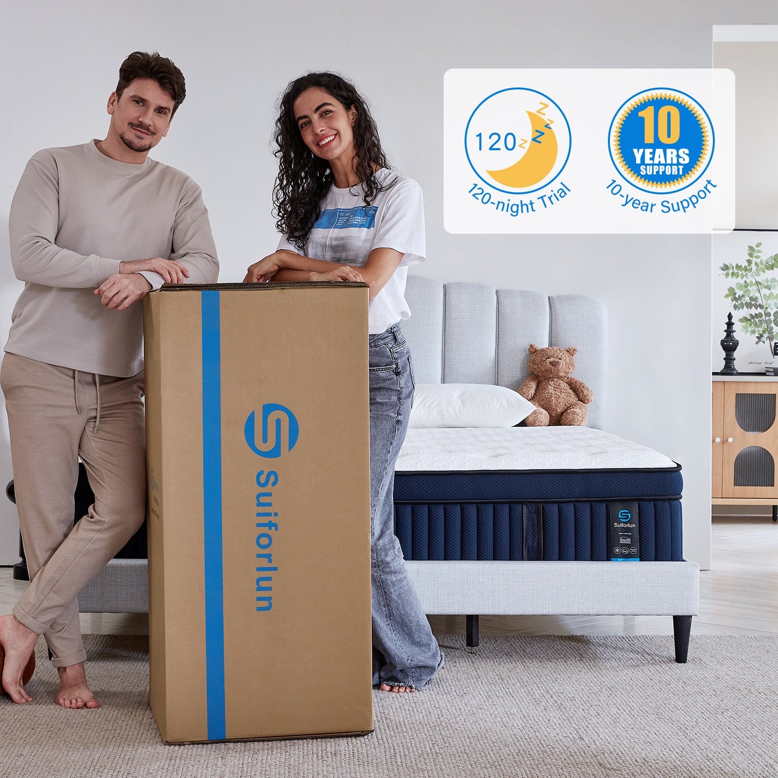 How Long Does a Hybrid Mattress Last? Discover the Durability of Suiforlun® Mattresses