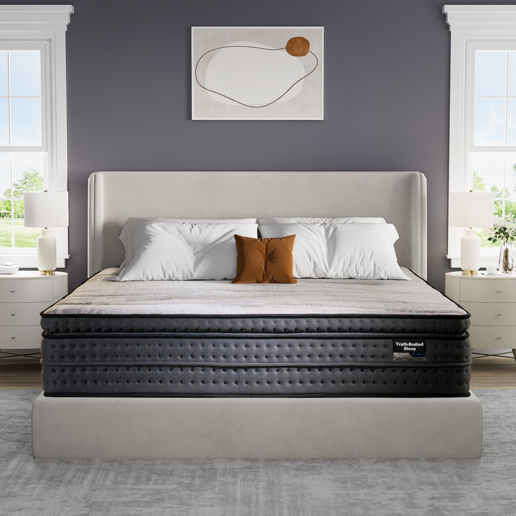 Suiforlun SolidEase 14 Inch Hybrid Mattress