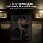 7-Zone Reinfoced Edge Individually Wrapped Springs