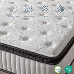 Breathable Knitted Fabric and 3D Mesh Panels – Keeps You Cool and Dry for a Comfortable Night's Sleep