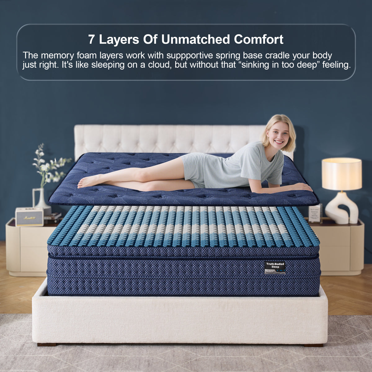 BreezeAlign Mattress 7 Layers Of Unmatched Comfort