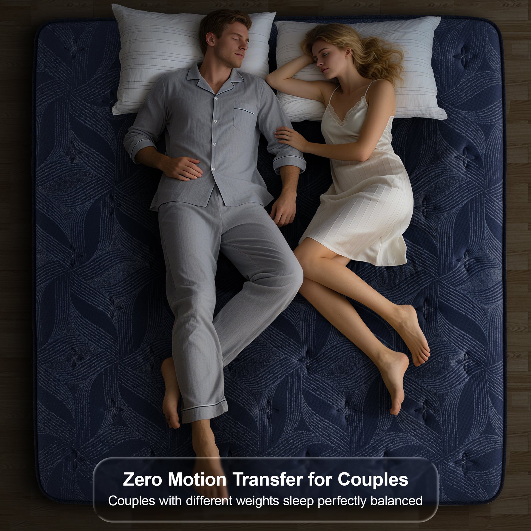 BreezeAlign Mattress Zero Motion Transfer for Couples