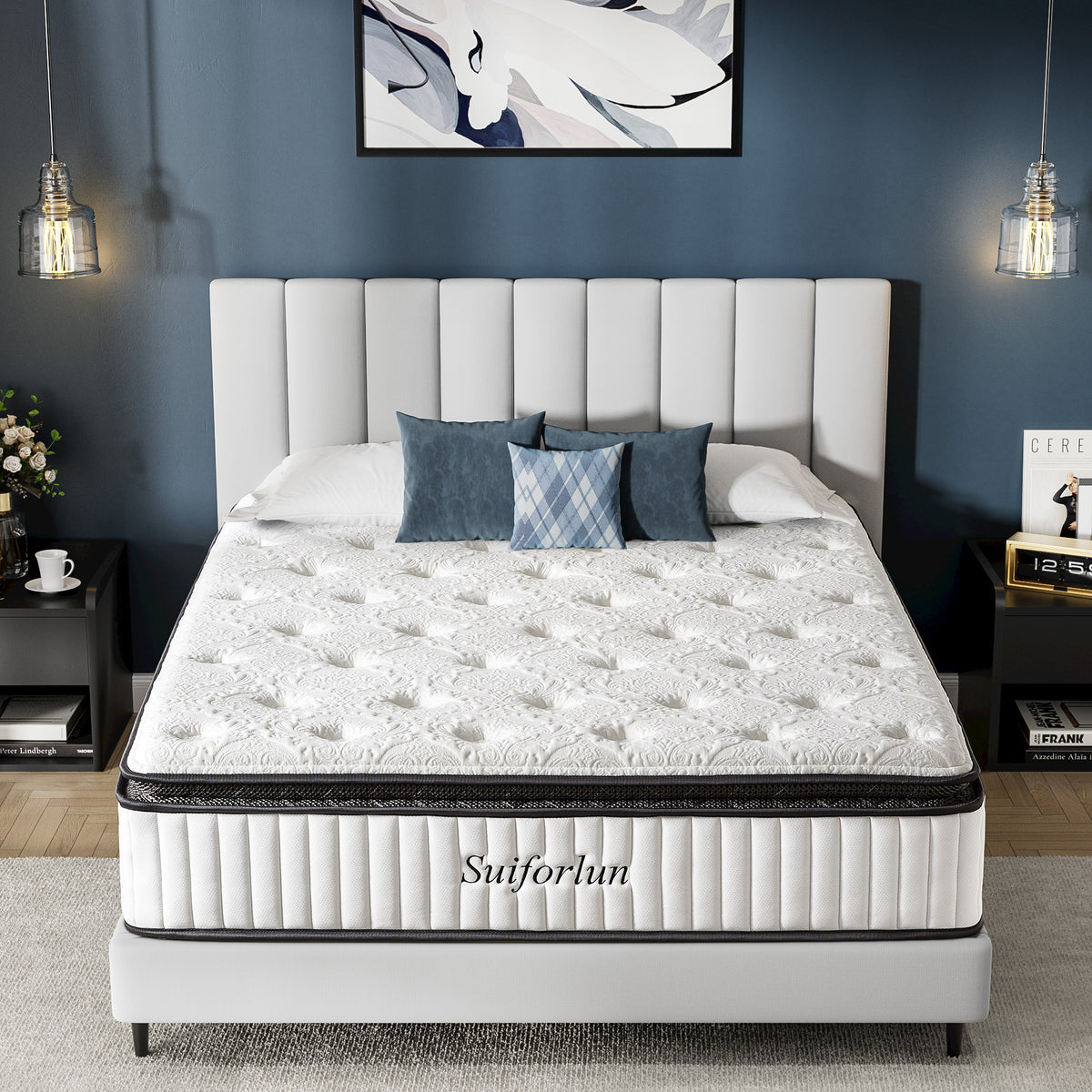 DreamEase 12-Inch Hybrid Mattress – Premium Gel Memory Foam and Pocketed Coils for Optimum Comfort and Support