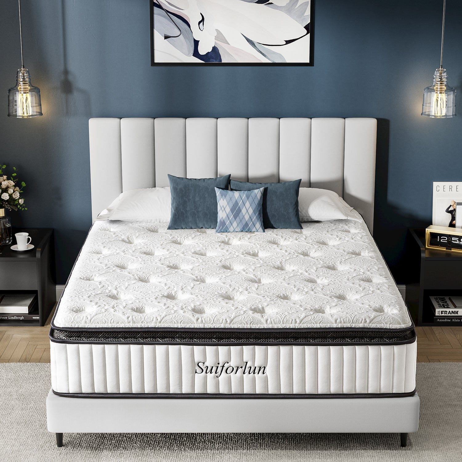 DreamEase 12-Inch Hybrid Mattress – Premium Gel Memory Foam and Pocketed Coils for Optimum Comfort and Support