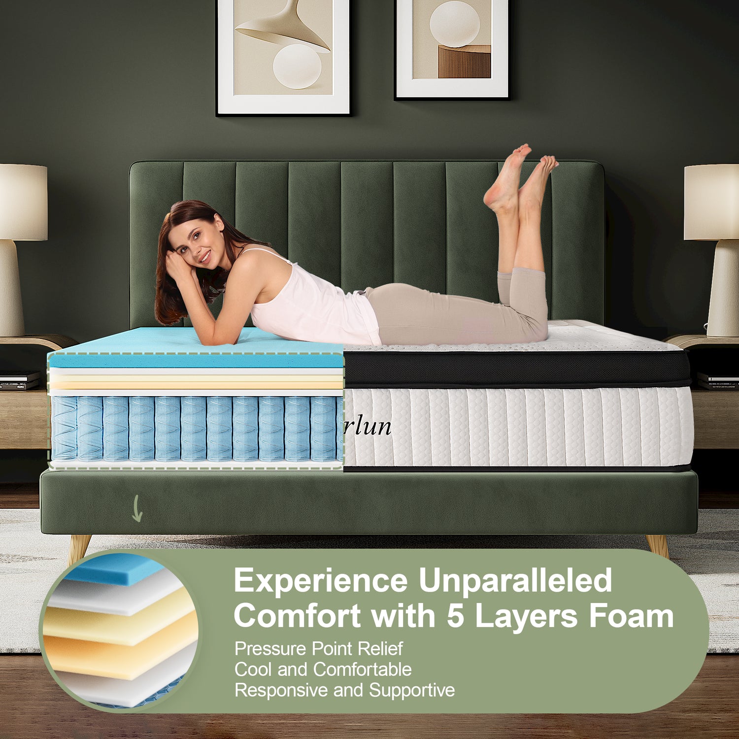 Experience Unparalleled Comfort with 5 Layers Foam