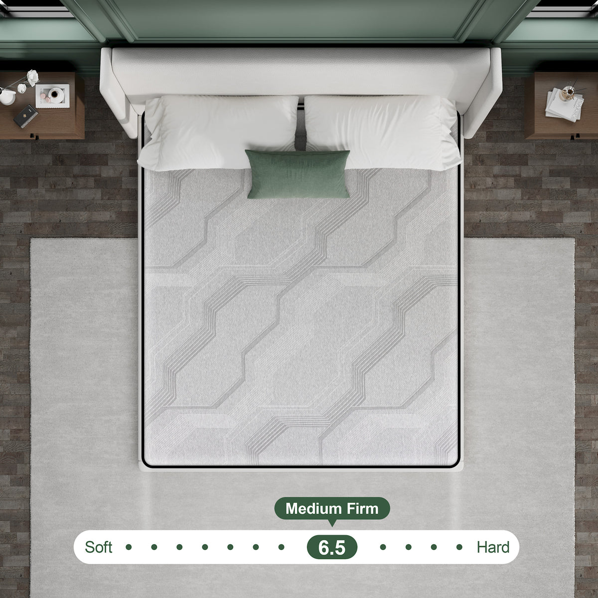 Happy Sleeper on 15-Inch Hybrid Mattress – Enjoying Cooling Comfort and Pressure Relief for a Restful Night