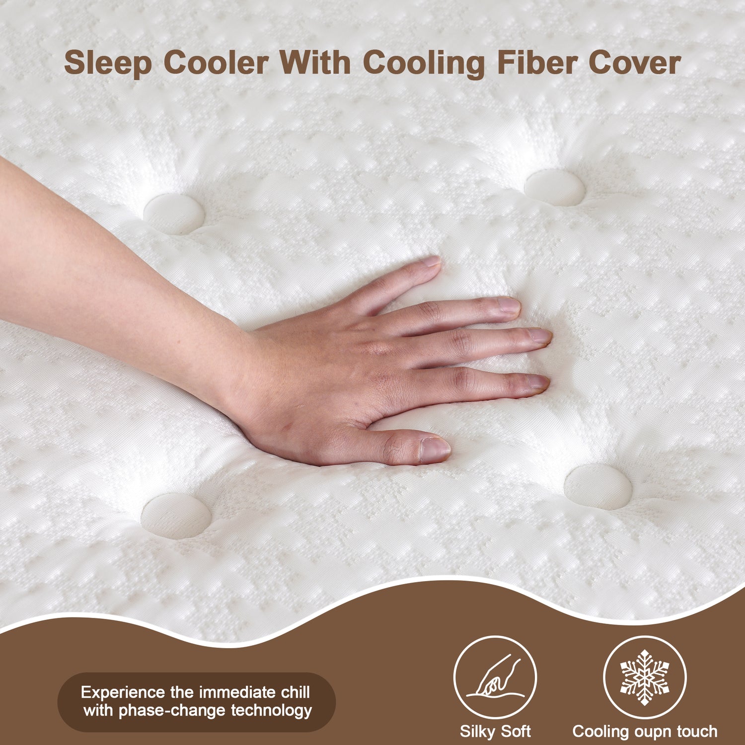 Sleep Cooler With cooling Fiber cover