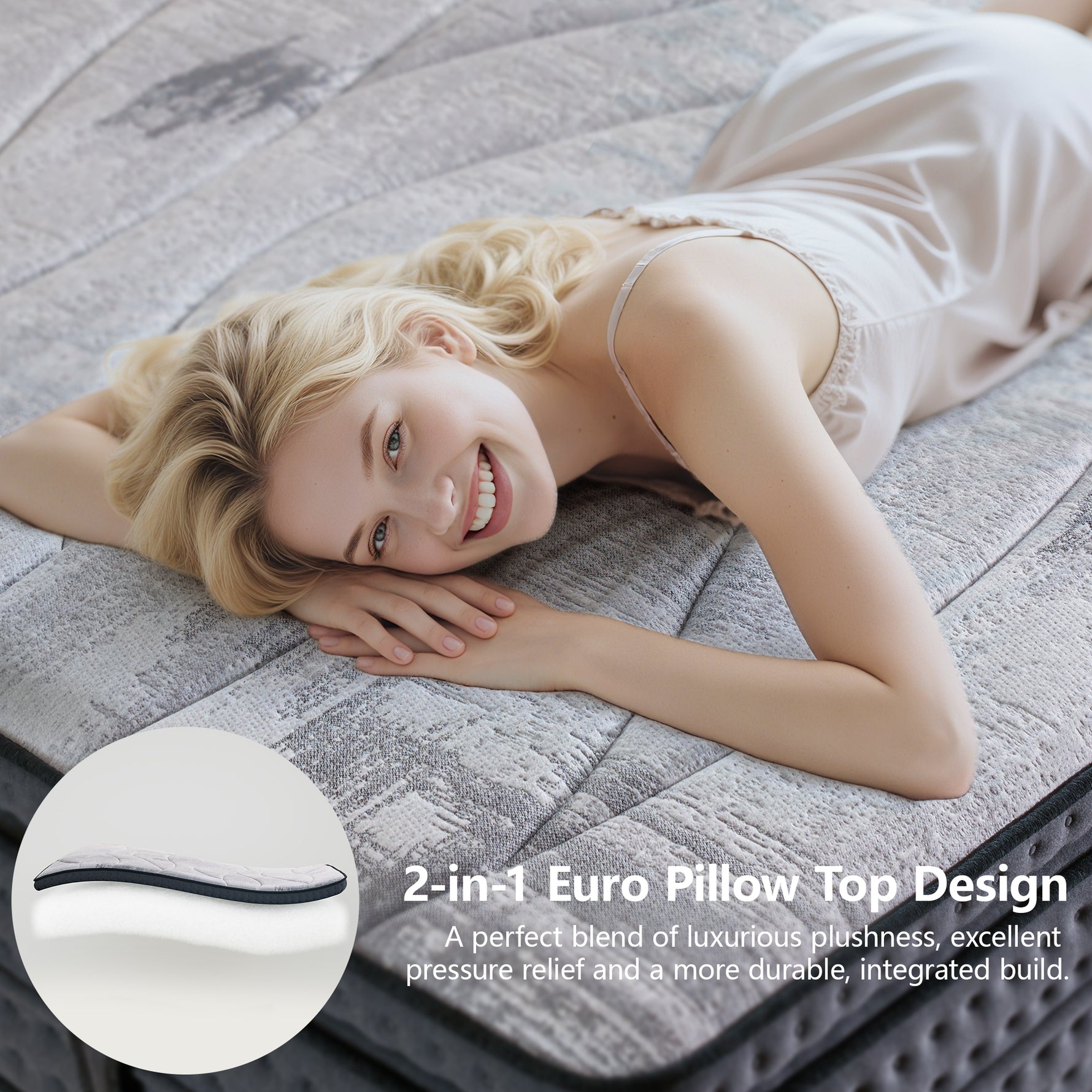 SolidEase Mattress 2-in-1 Euro Pillow Top Design