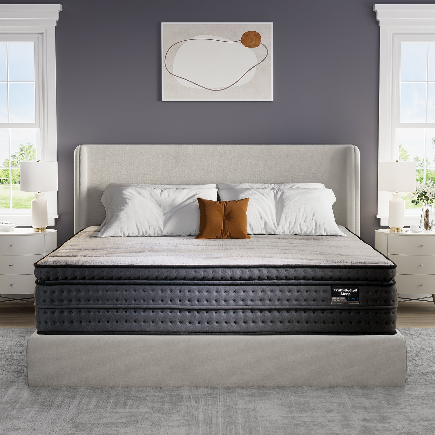 Suiforlun SolidEase 14 Inch Hybrid Mattress