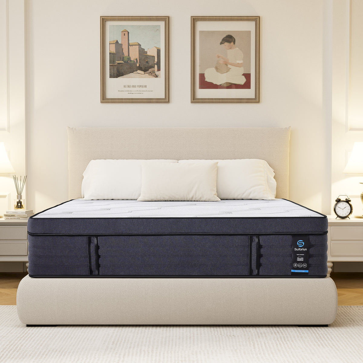 Suiforlun 15" DreamLift  Premium Hybrid Mattress