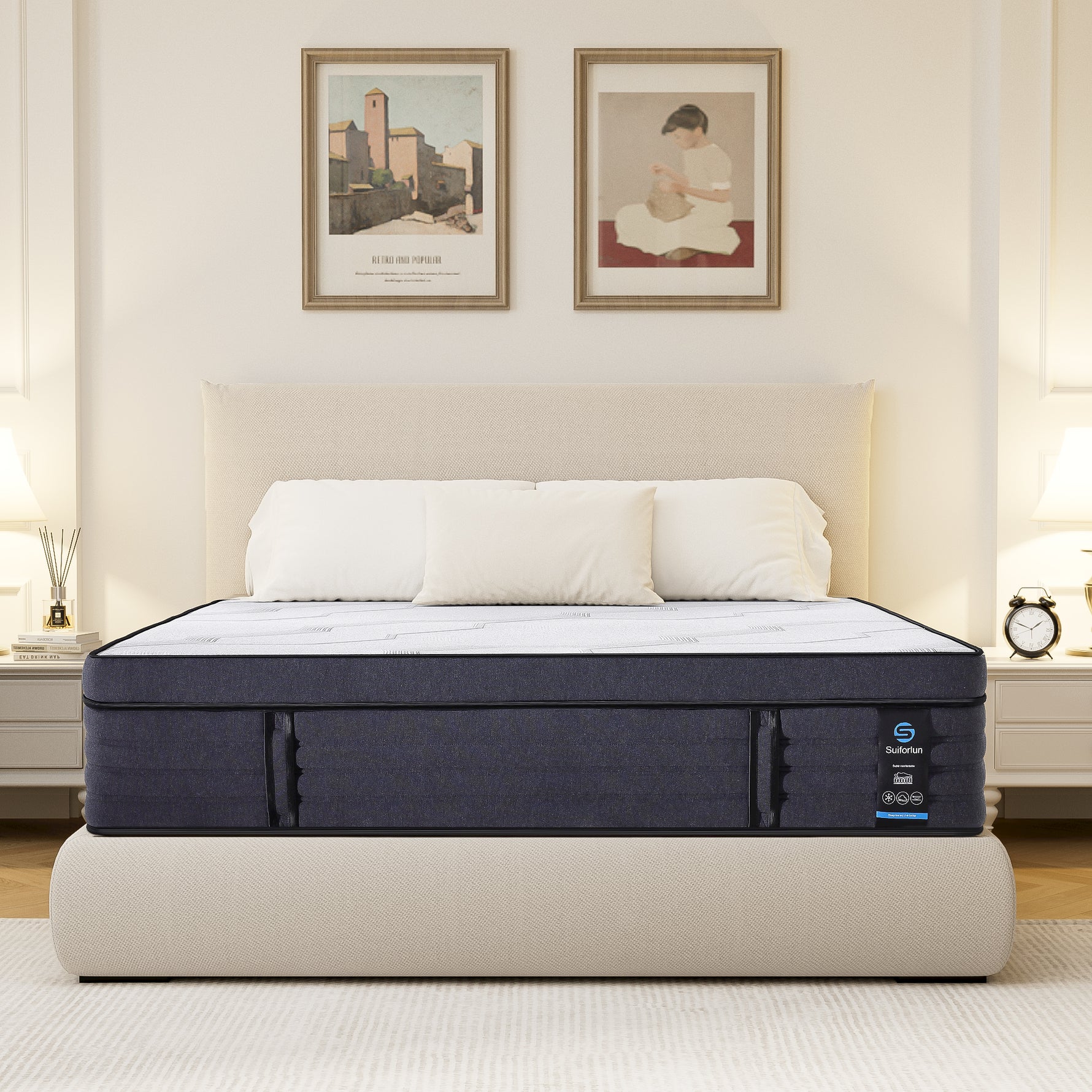 Suiforlun 15" DreamLift  Premium Hybrid Mattress