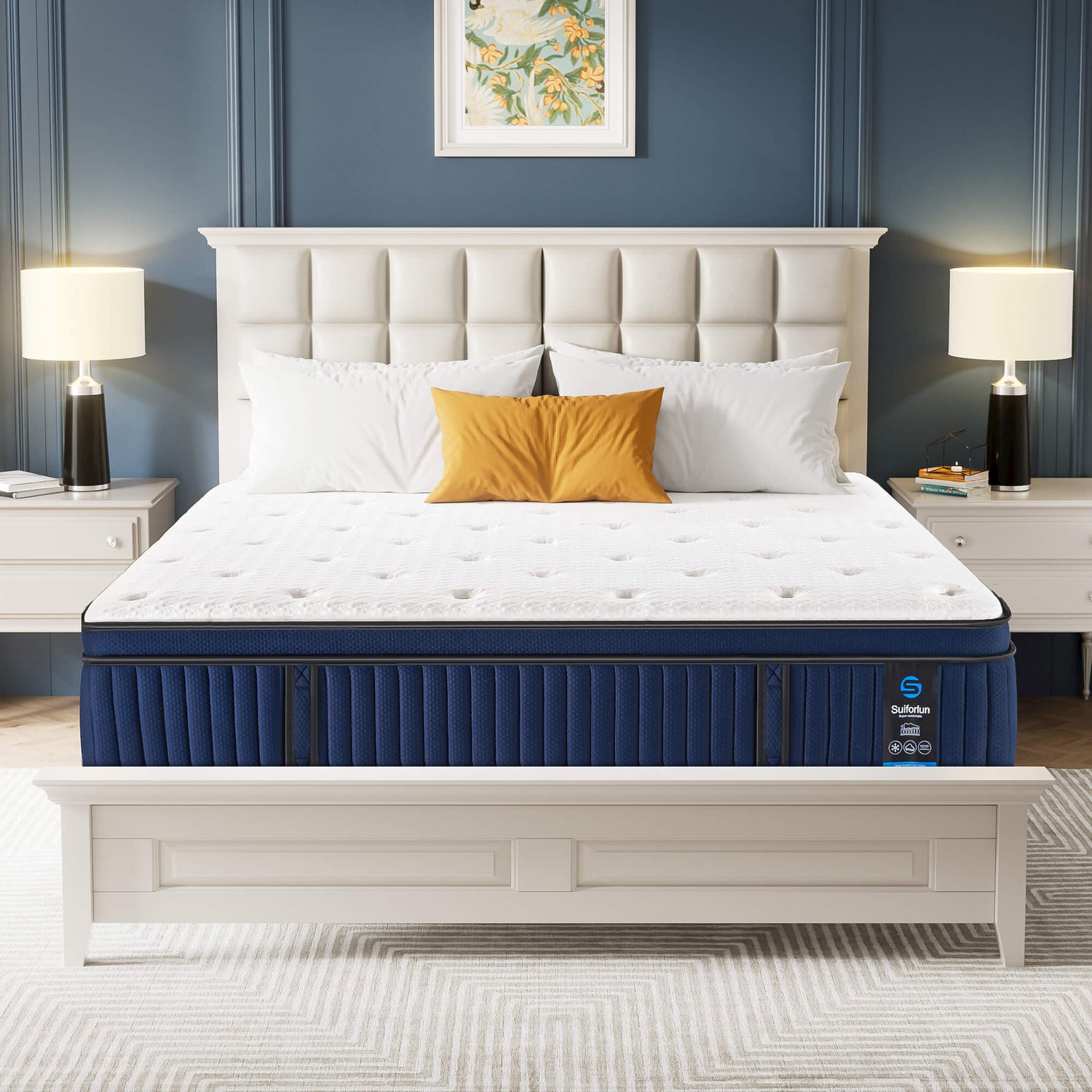 14-Inch Hybrid Mattress with Ice Silk Fabric