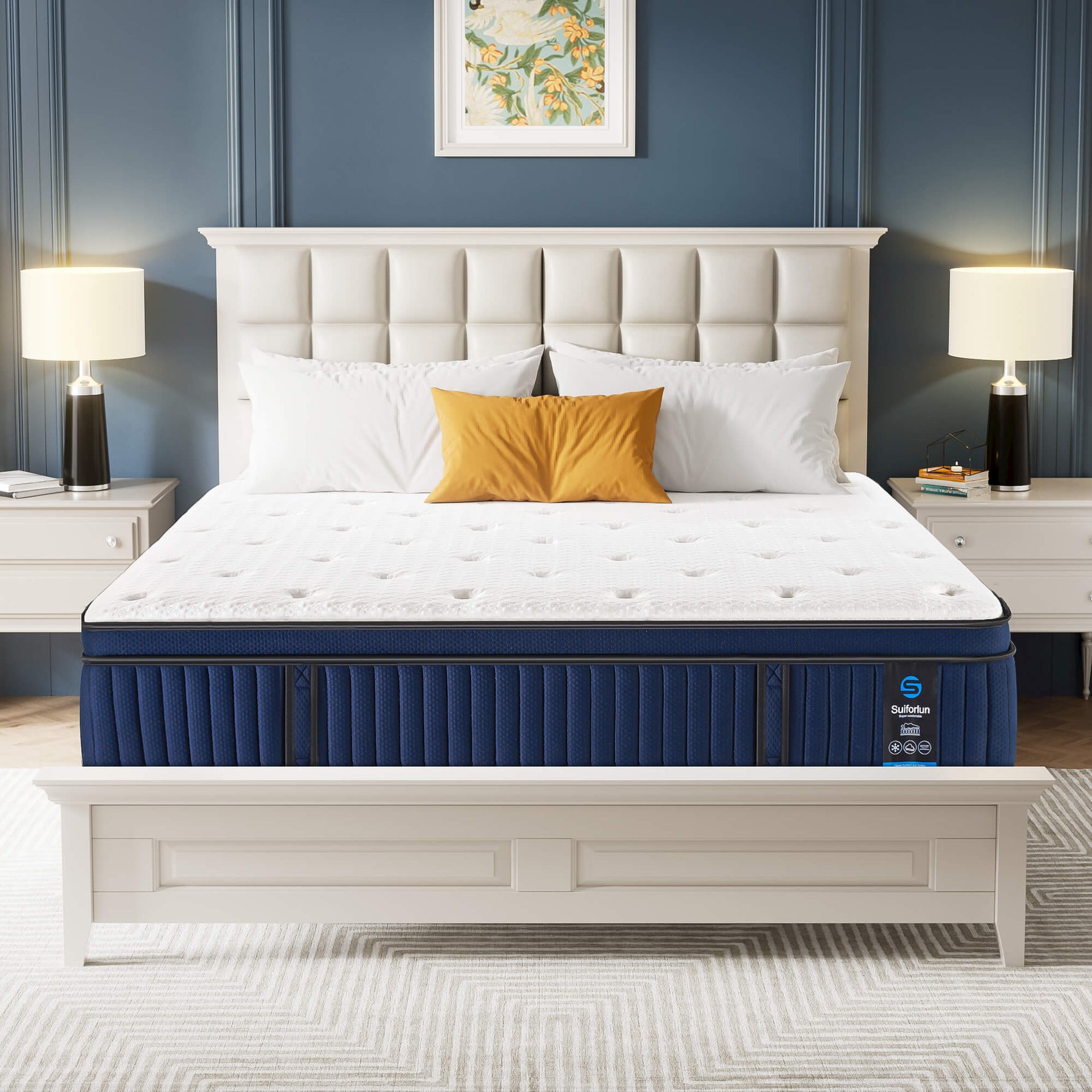 14-Inch Hybrid Mattress with Ice Silk Fabric