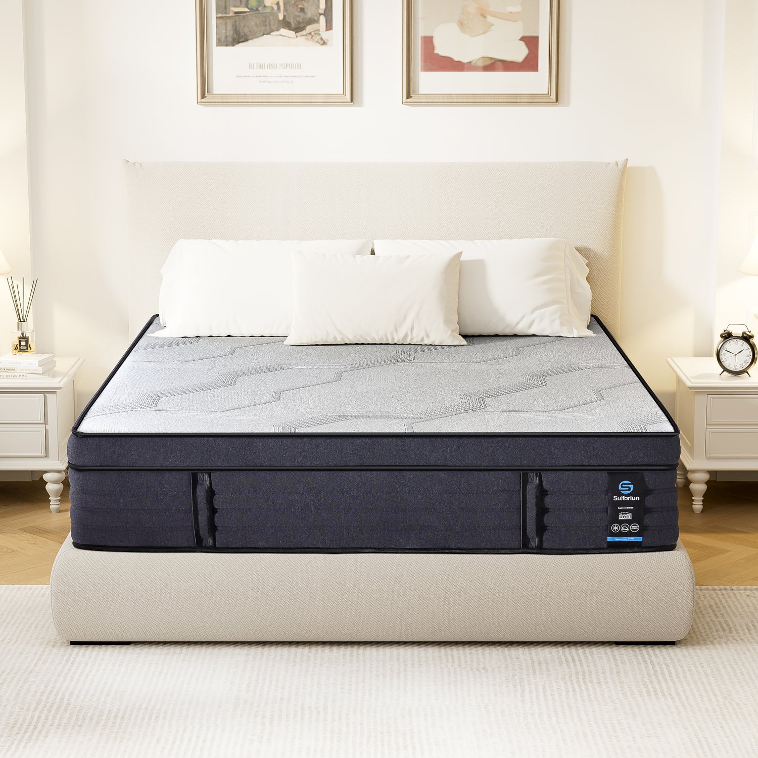 Suiforlun DreamLift 15" Premium Hybrid Mattress