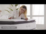 Best 12 Inch Pillow Top Mattress for Back & Side Sleepers Suiforlun Hybrid Video