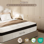 Bamboo hybrid mattress with safety certifications and long term warranty