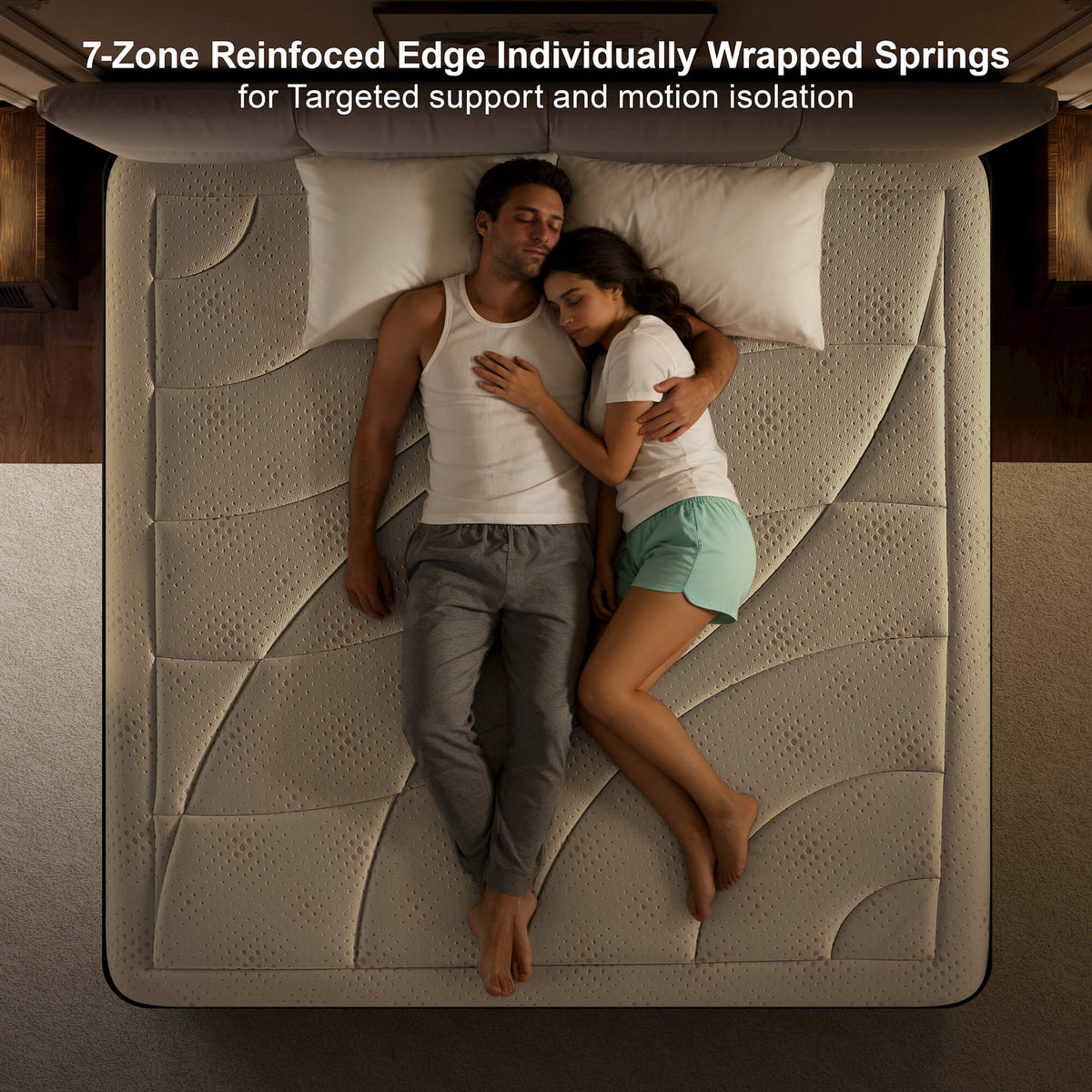 Bamboo rayon blend mattress cover with breathable and cooling texture