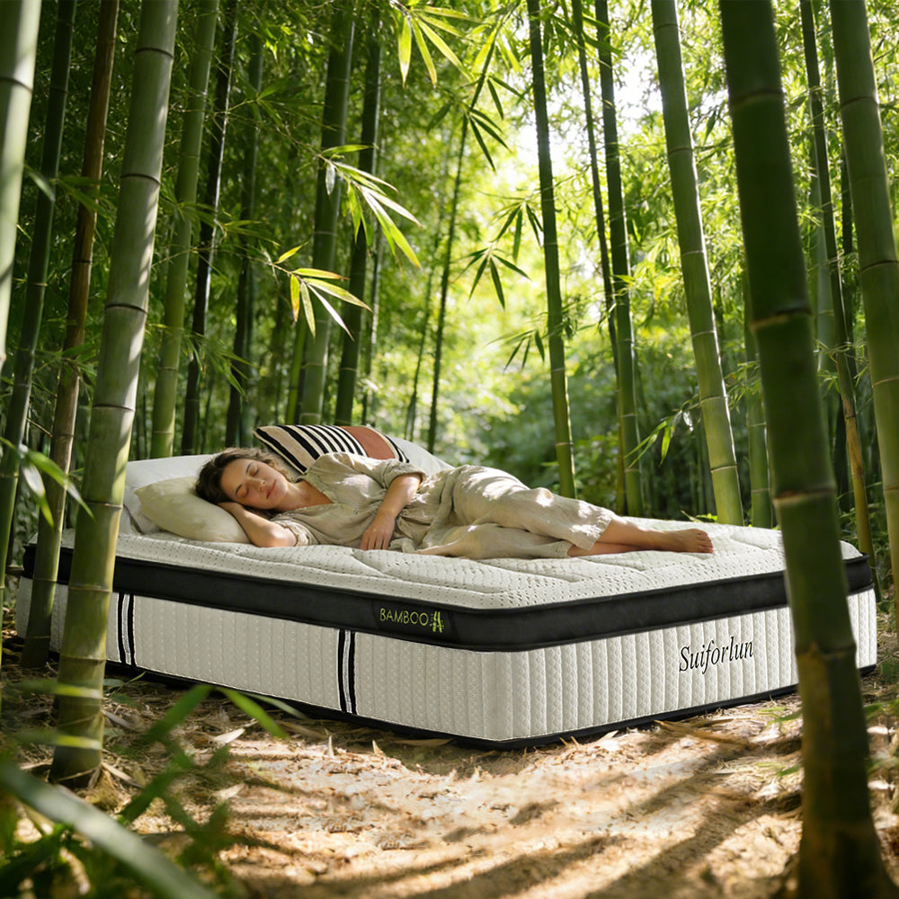 Cooling hybrid mattress with enhanced airflow for all night comfort